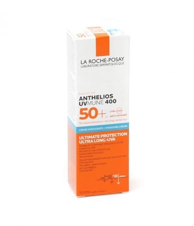 لاروش بوزيه أنثيليوس UVMune 400 – كريم مرطب واقٍ للوجه + SPF 50 – 50 مل