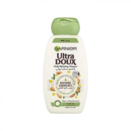 غارنييه ألترا دوكس – شامبو حليب اللوز المغذي للشعر – 600 مل