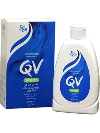 QV غسول لطيف لتنظيف البشرة – خالٍ من العطور – 250 مل