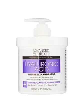 كريم الجسم بحمض الهيالورونيك من أدفانسد كلينيكالز - 454جرام