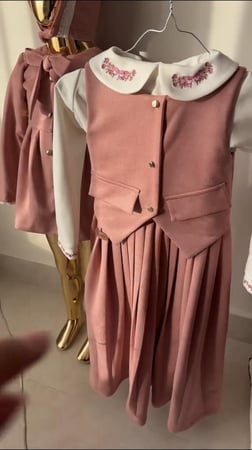 مريول شتوي مطرز