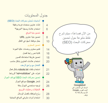 دليل تحسين محركات البحث SEO للمبتدئين – شرح شامل من Google | PDF