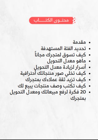 دليل أسرار زيادة المبيعات لمتجرك الإلكتروني – 20 استراتيجية فعّالة لرفع الأرباح PDF