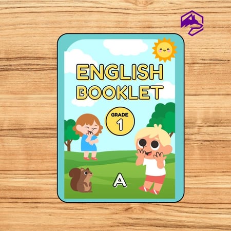 كتيب اللغة الإنجليزية للصف الأول – أنشطة تعليمية ممتعة للأطفال