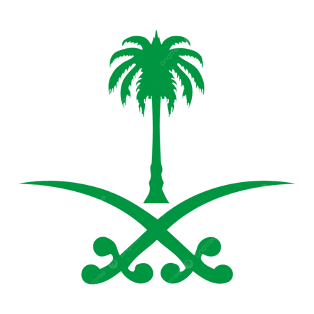 استكر لاصق سيفين ونخله اخضر مقاس كبير