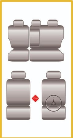 تلبيسة راف فور 2013 -2018 قماش من اولفت