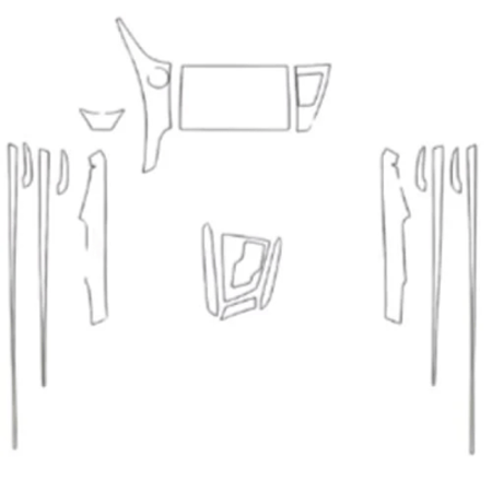 حمايه PPF الداخليه قص الكتروني   كورولا 2019-2026