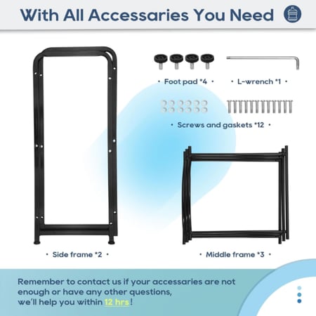 اجزاء حامل قوارير الماء