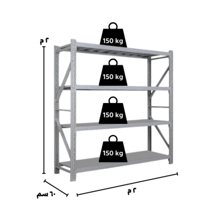 رفوف تخزين مستودعات حديد خفيفة التحمل