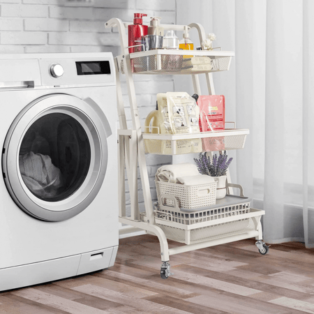 عربة منظمة ابيض