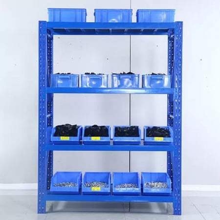 رفوف تخزين أربع طبقات