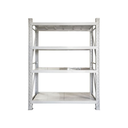 رفوف تخزين حديد ابيض