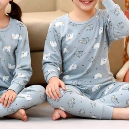بيجاما اطفال كم طويل الفيل