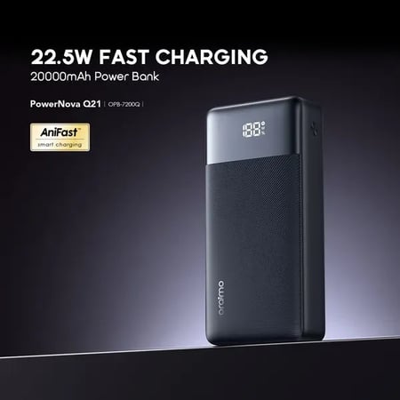 أورايمو شاحن متنقل PowerNova Q21 بسعة 20 ألف ملي أمبير بقوة