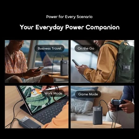 أورايمو شاحن متنقل PowerNova Q21 بسعة 20 ألف ملي أمبير بقوة