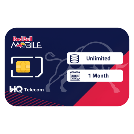 ريد بول شريحة بيانات لا محدود مسبقة الدفع | شهر
