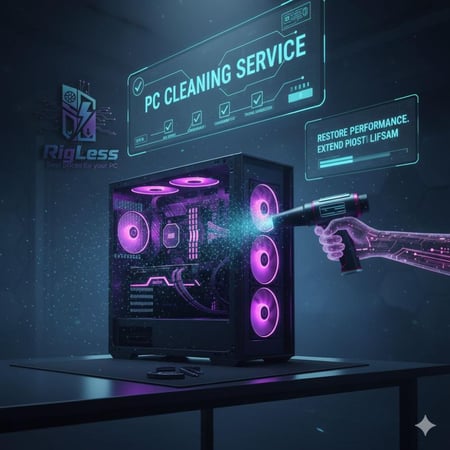 خدمة تنظيف جهاز بي سي