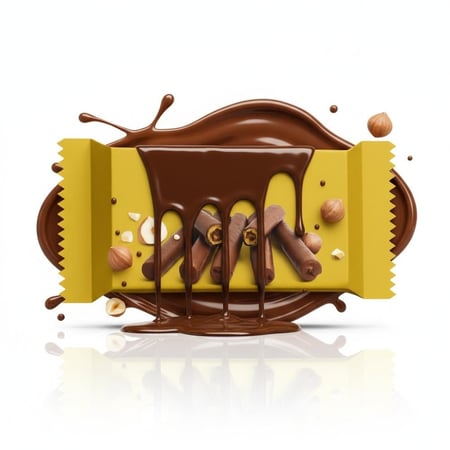 شوكولاته فانفير – ويفر محشو بكريمة البندق ومغطى بالشوكولاتة البلجيكية الاصلية