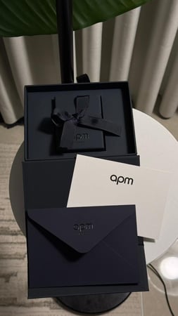 خاتم apm الثلاثي روز قولد - فضي - ذهبي