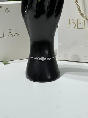 أسوارة  فضة عيار 925 لون فضي