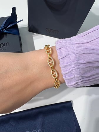 إسوارة مايلي مارين apm ( ذهبي )