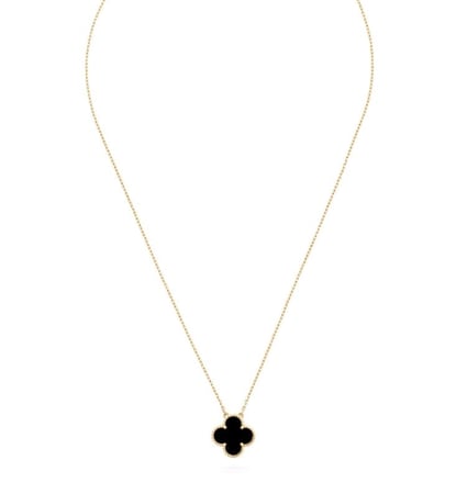 سلسال Van cleef المميز مع حلق