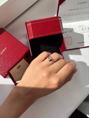 خاتم carter المسمار الماسي