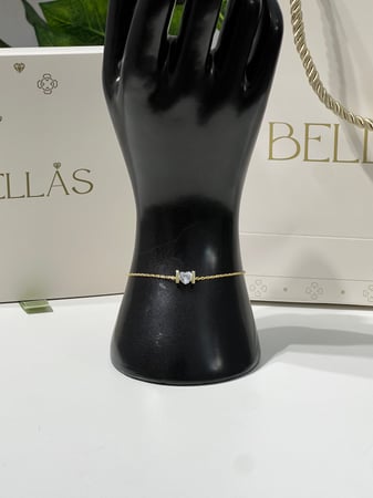 أسوارة قلب   فضة عيار 925 لون ذهبي