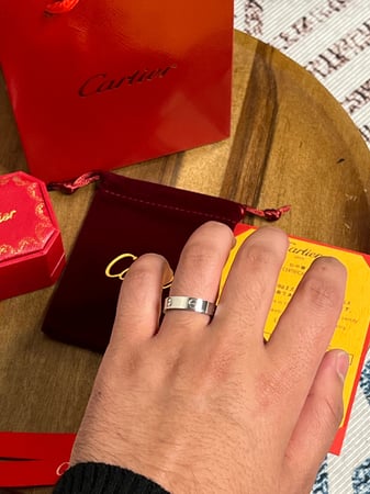 خاتم carter الفضي