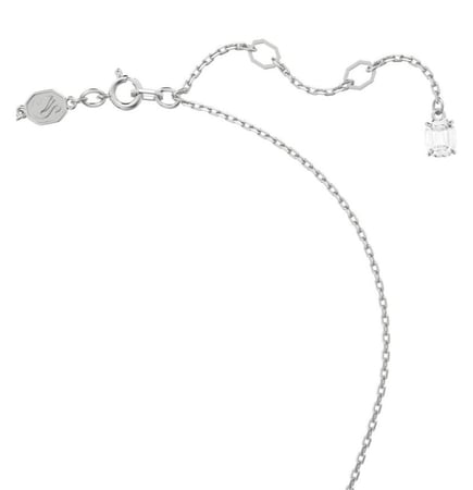 سلسال سوارفيسكي فضي كريستالة فضي