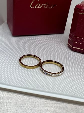 خاتم Cartier الذهبي ماستر كواليتي