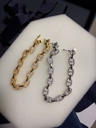 إسوارة مايلي مارين apm ( فضي -ذهبي )