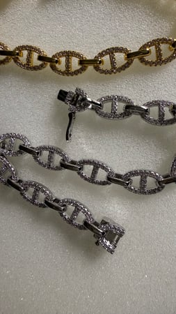 إسوارة مايلي مارين apm ( فضي -ذهبي )