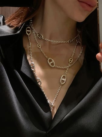 سلسال Hermes فضي