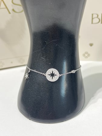 أسوارة  فضة عيار 925 لون فضي