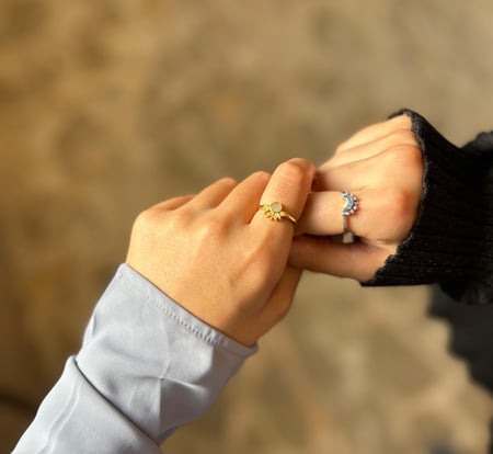 خاتم باندورا PANDORA الشمس والقمر