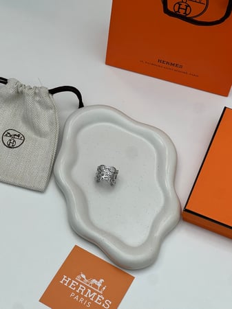 خاتم HERMES فضي