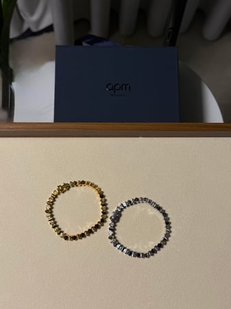 إسوارة Down-  apm ( فضي -ذهبي )