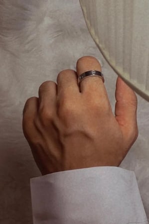 خاتم carter الفضي