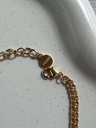 أسوارة فندي معدن ذهبي