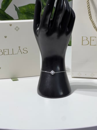 أسوارة  فضة عيار 925 لون فضي