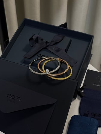 إسوارة المشبك apm ( مكس -فضي )