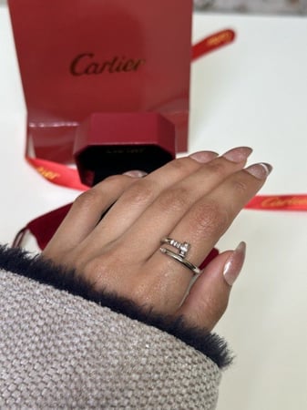 خاتم carter المسمار الماسي