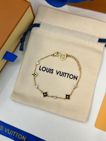إسوارة LOUIS VUITTON معدن ذهبي أسود