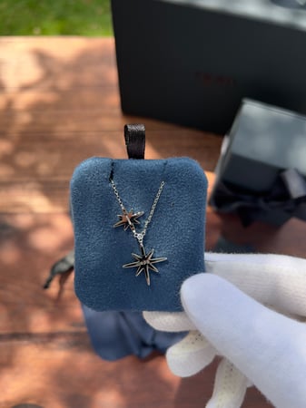 سلسال( فضة عيار 925 ) apm فضي نجوم