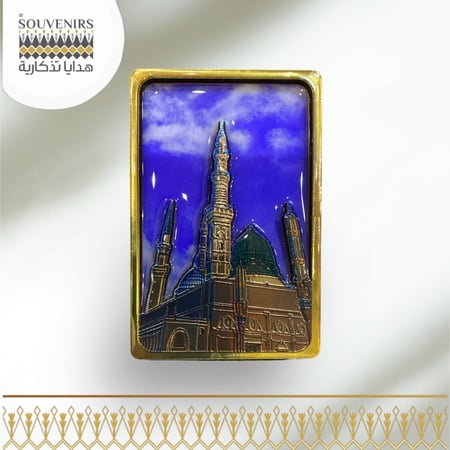 مغناطيس الحرم المدني مع برواز 2D