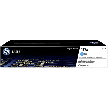‌HP 117A Cyan Original LaserJet Toner W2071A‌ حبر ليزر اصلي ازرق ‌ ‌