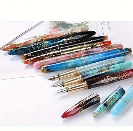 قالب القلم الحبر السائل الشكل الكرستالي