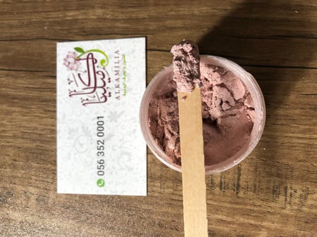 لون بودره وردي