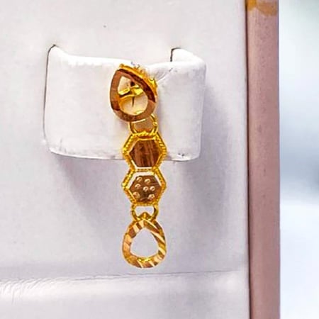 طقم ذهب عيار 21 الوزن 14.56 جرام